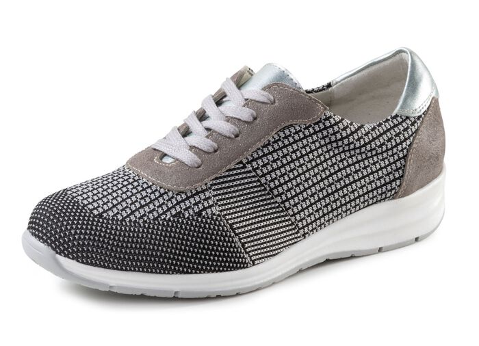 ELENA EDEN veterschoen met leren details 