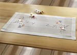 Tafel- en kamerdecoratie met roodborstjemotief SECT-MEERKLEURIG