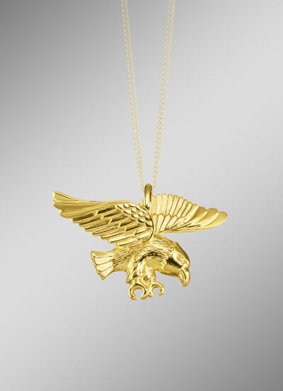 Gouden adelaar hanger 