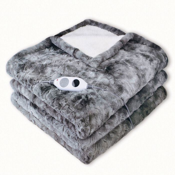 XXL elektrische deken in lamsvachtlook 