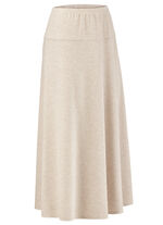 Rok in een comfortabele pull-on stijl GESMOLTEN BEIGE