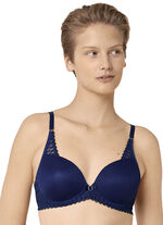 Triumph Aura Spotlight beugelbeha met elastische kant MARINE