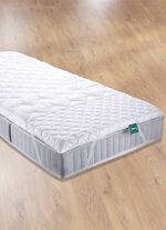 7-zone koudschuim topper van ventilator met katoenen hoes 