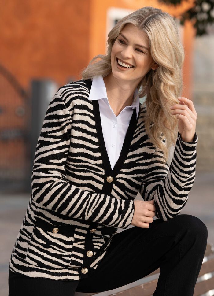 Vest in jacquarddessin 