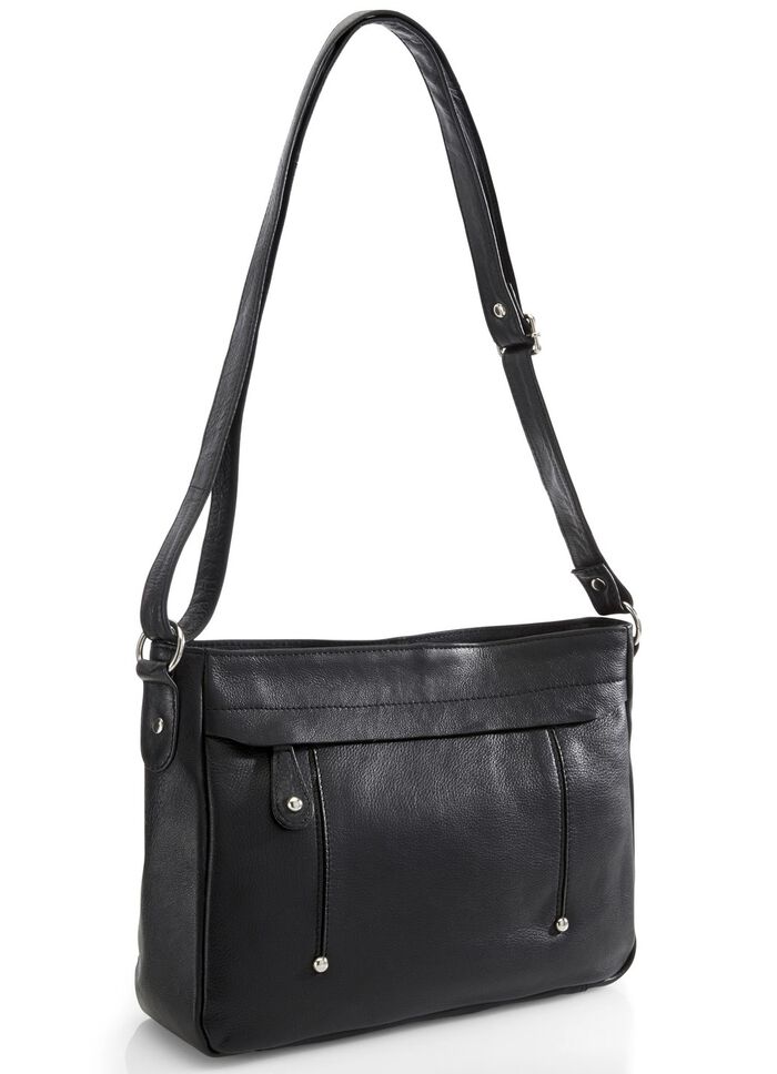 Laurina, tas, dames, met verstelbare schouderband ZWART