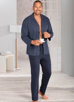 Pyjama met knoopsluiting bovenaan 