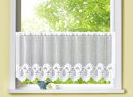 Een klein valletje met stangendoorvoer, van jacquard 