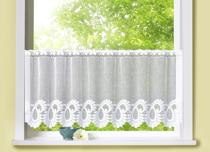 Een klein valletje met stangendoorvoer, van jacquard 