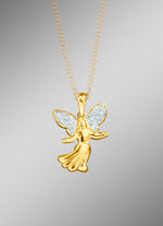 Engel-kettinghanger met diamanten 