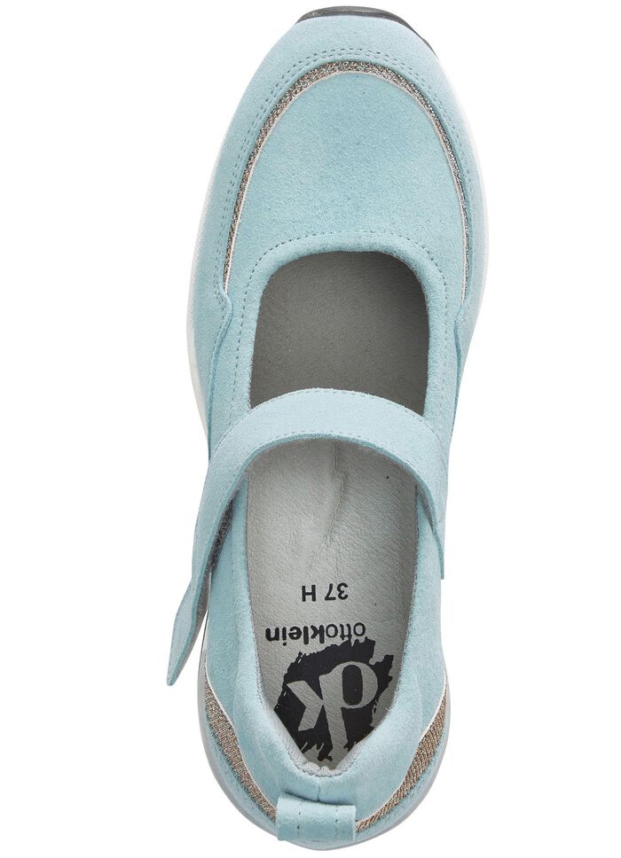 ELENA EDEN clipschoen met glitterinzetstukken BLAUW