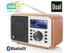 Dubbele DCR-51 digitale radio in houten ontwerp 