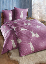 Elegante fijnflanel beddengoedset van katoen BESSEN