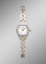 Dameshorloge van Para met een tweekleurige decoratieve bandkast 