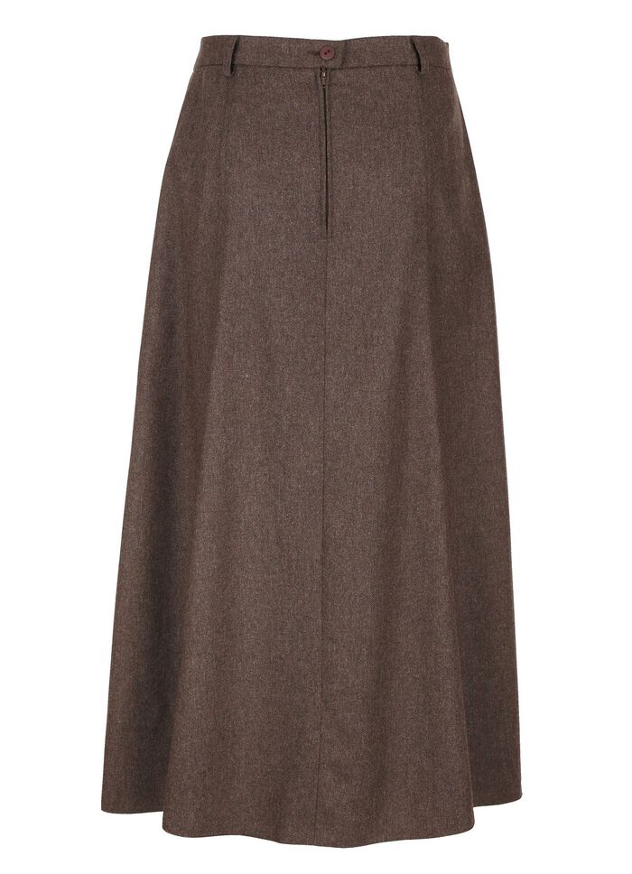 Rok met decoratieve knoopsluiting 