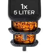 Digitale airfryer met twee kamers 