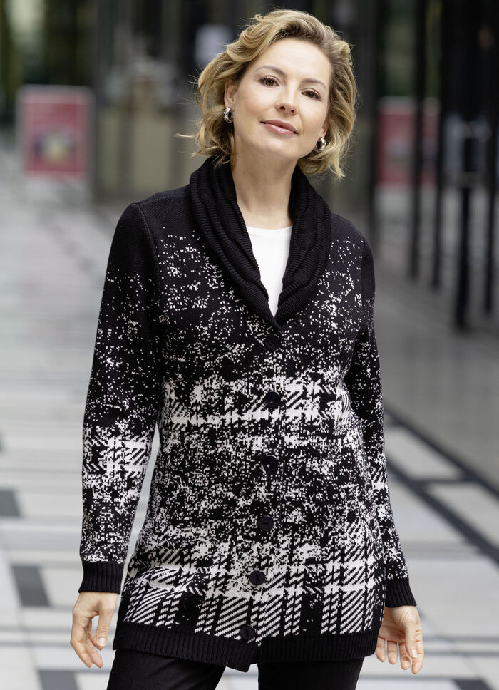 Vest in jacquarddessin 