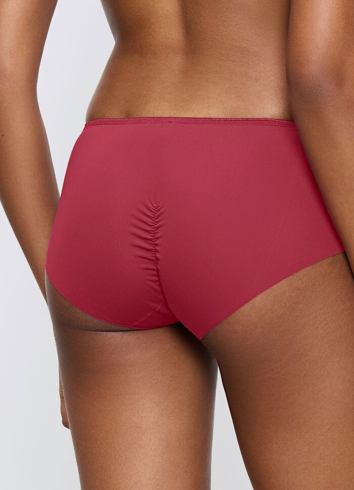 Triumph slip met jacquard inzetstuk aan de voorkant BORDEAUX