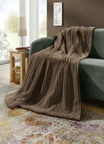 Woonaccessoires in fijne corduroy-look TAUPE