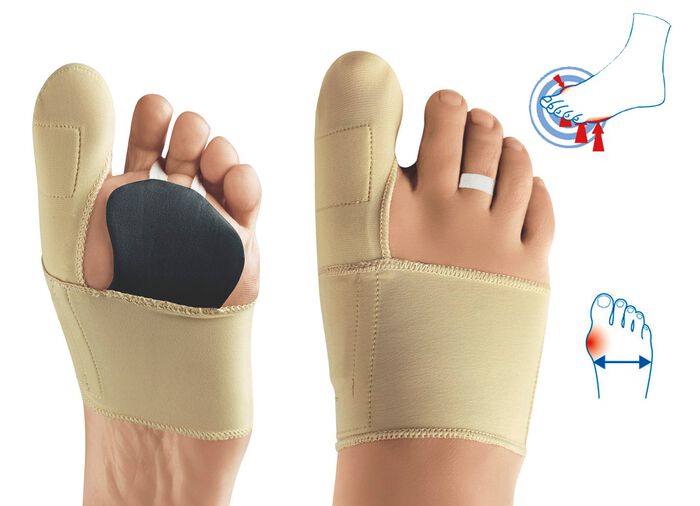 epitact correctieorthese Hallux valgus met dubbele bescherming 