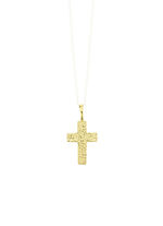 Gouden kruis hanger 