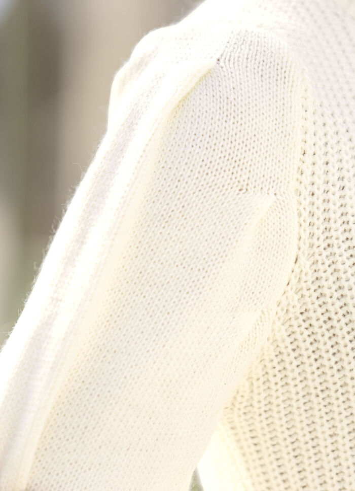 Trui met alpaca CREME