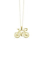 Gouden fietshanger 