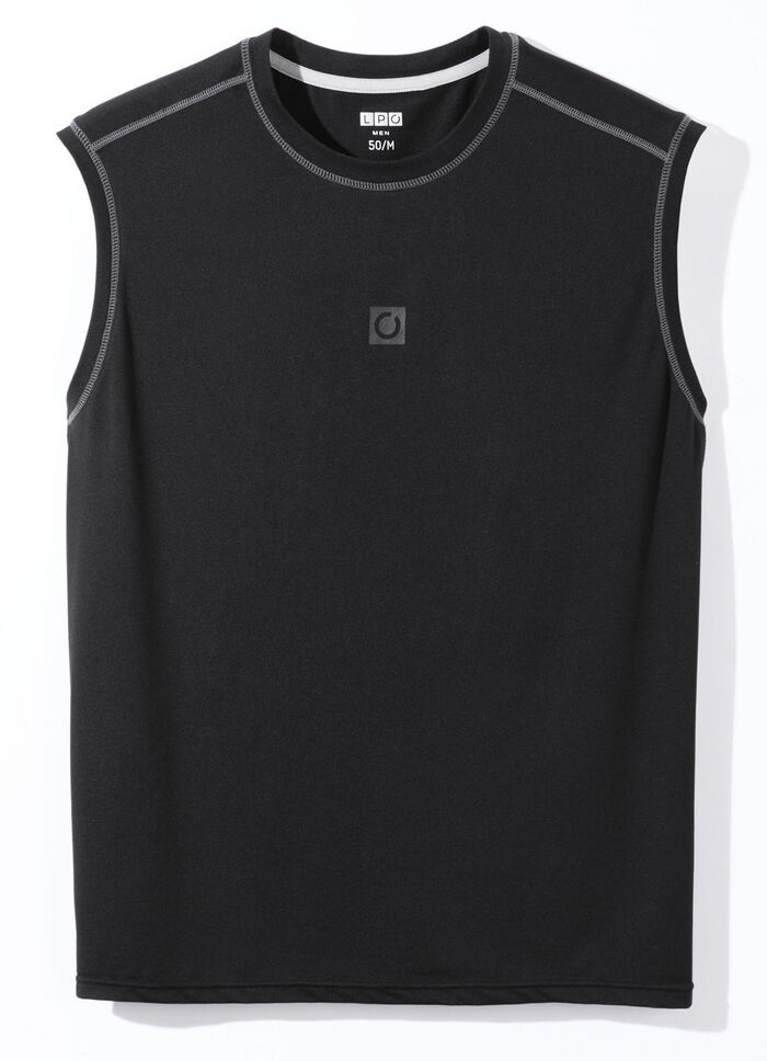 Okselshirt van “LPO” in 3 kleuren ZWART