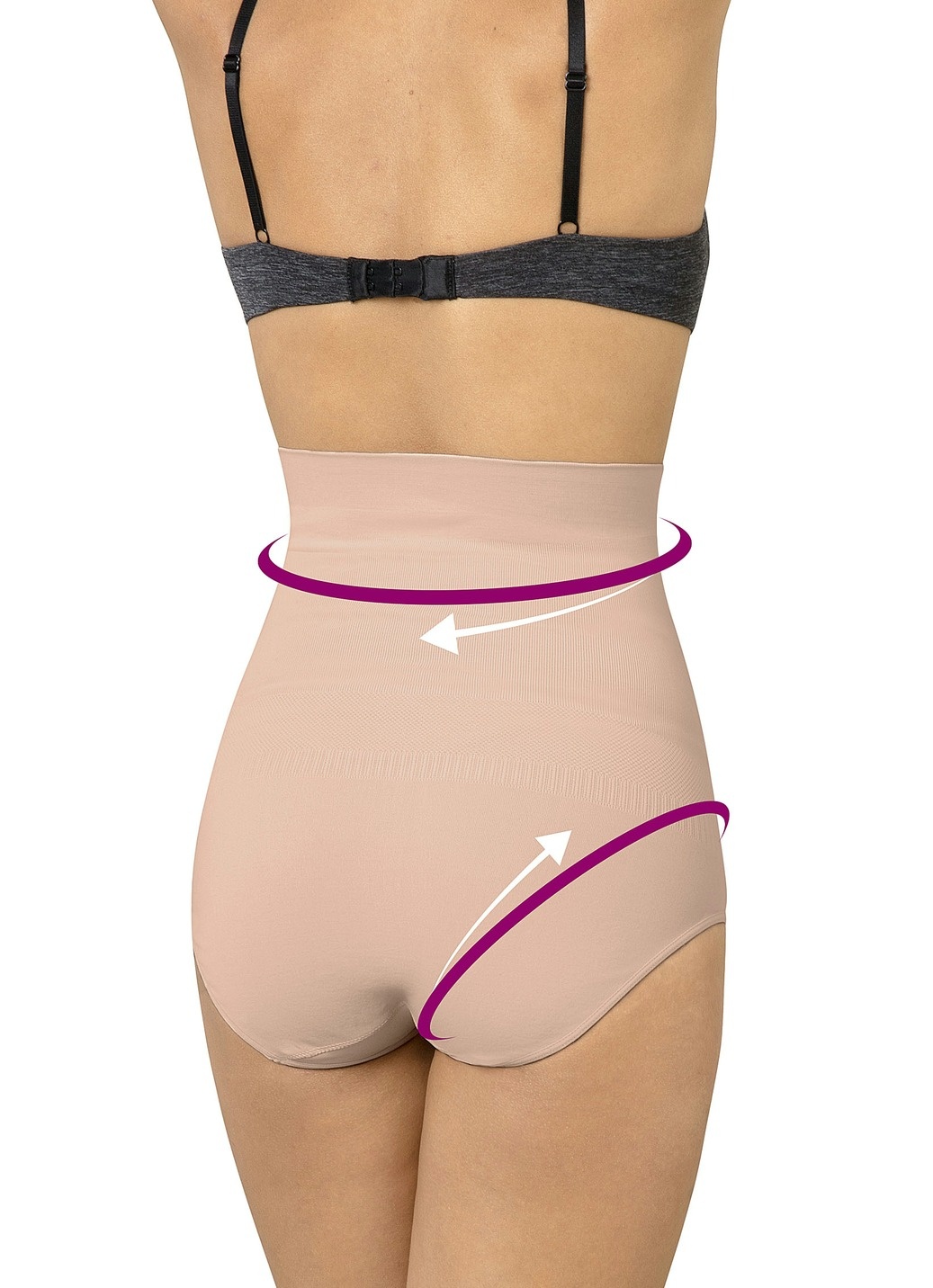 Susa Dames korset met shape-effect body, wit (wit 003), 85D